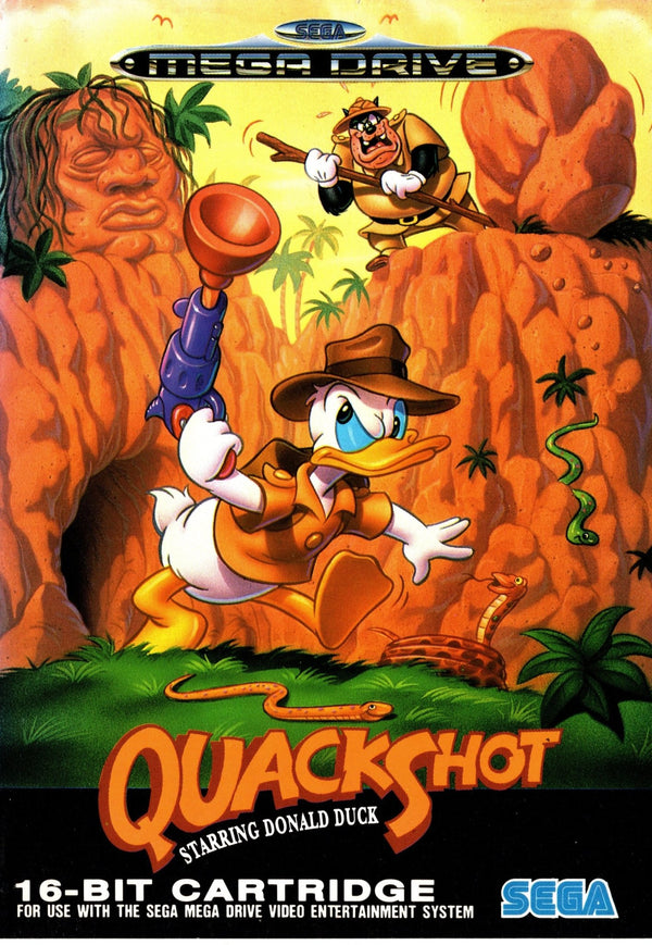 Quackshot Staring Donald Duck - Mega Drive - Super Retro