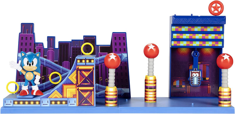 Sonic the Hedgehog 2.5" Studiopolis Zone Playset - Super Retro