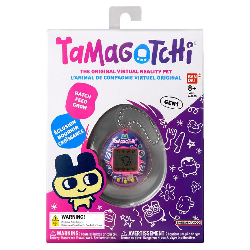 Tamagotchi - The Original Gen 1 (Neon Lights) - Super Retro