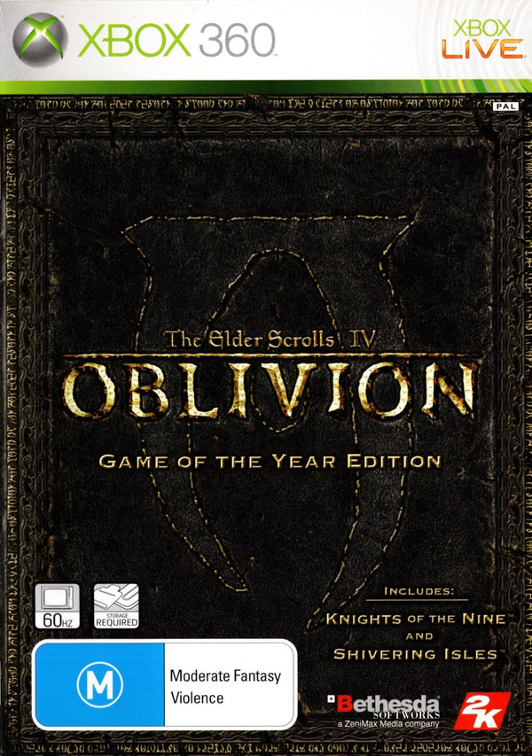 The Elder Scrolls IV: Oblivion Game of the Year Edition - Xbox 360 - Super Retro
