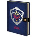 The Legend of Zelda - Hylian Shield A5 Notebook - Super Retro