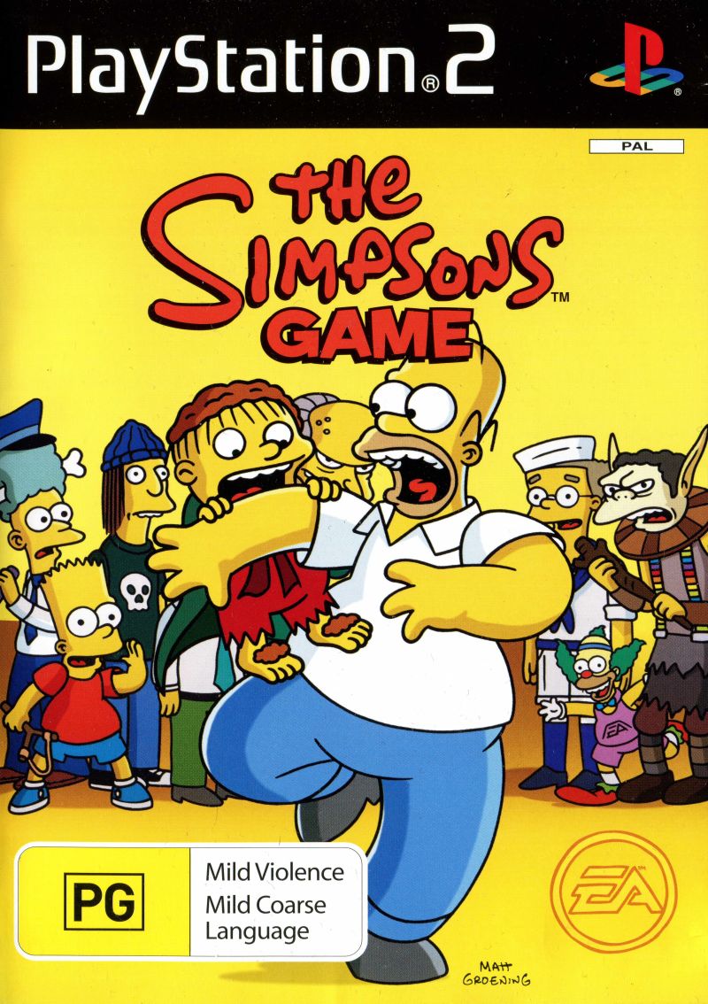 The Simpsons Game PS2 Super Retro Playstation