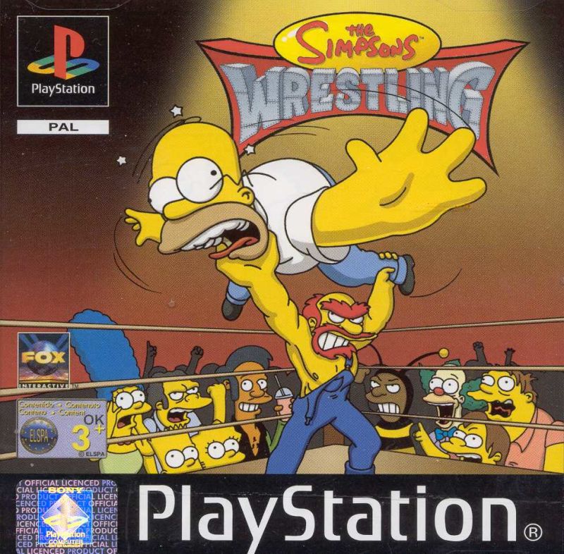 Simpsons shop wrestling ps1