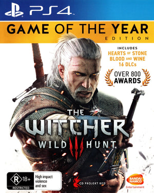 The Witcher 3: Wild Hunt Game of the Year Edition - PS4 - Super Retro
