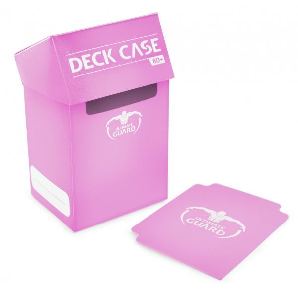 Ultimate Guard Deck Case 80+ Standard Size Deck Box (Pink) - Super Retro