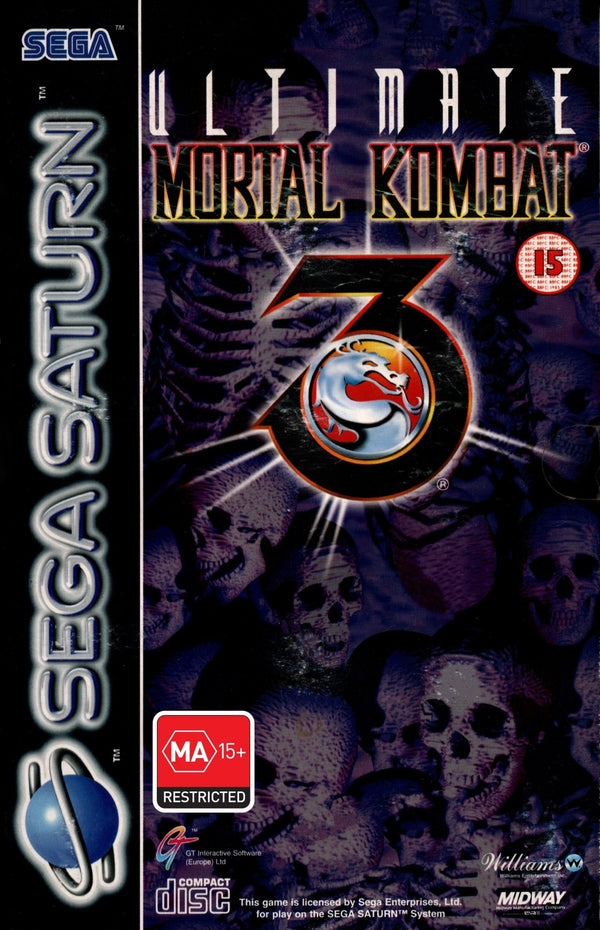 Ultimate Mortal Kombat 3 - Sega Saturn - Super Retro