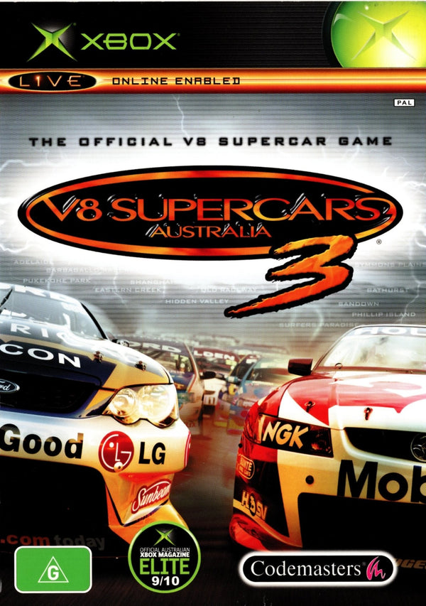 V8 Supercars 3 - Xbox - Super Retro