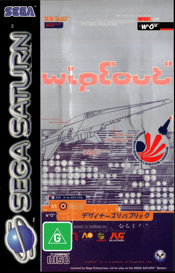 Wipeout - Sega Saturn - Super Retro