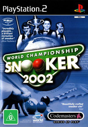 World Championship Snooker 2002 - PS2 - Super Retro
