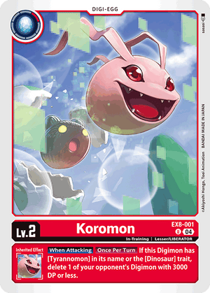 (001) Koromon - EX8 - Super Retro