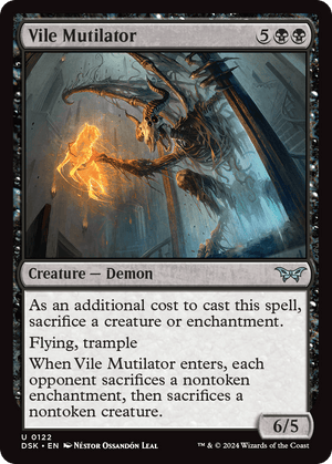 (0122) Vile Mutilator - Duskmourn: House of Horror - Super Retro