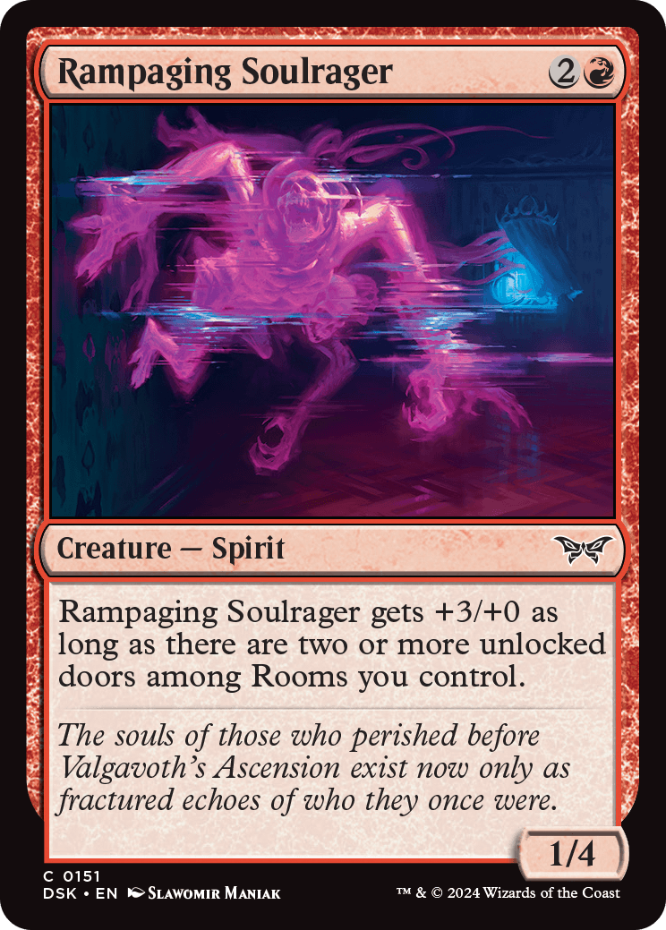 (0151) Rampaging Soulrager - Duskmourn: House of Horror - Super Retro