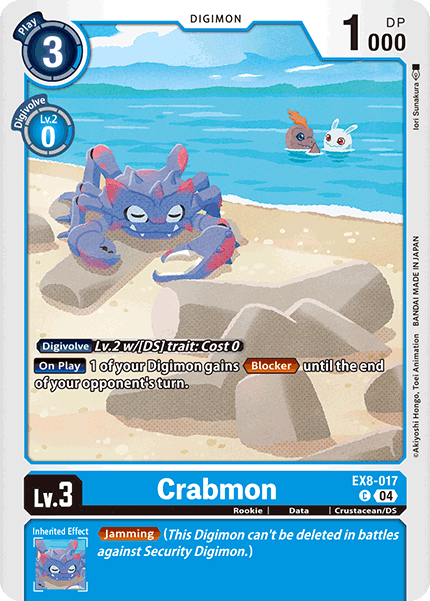 (017) Crabmon - EX8 - Super Retro