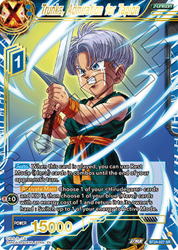 (027) Trunks, Admiration for Tapion - Beyond Generations - Super Retro