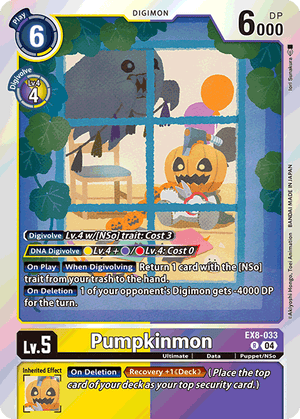 (033) Pumpkinmon - EX8 - Super Retro