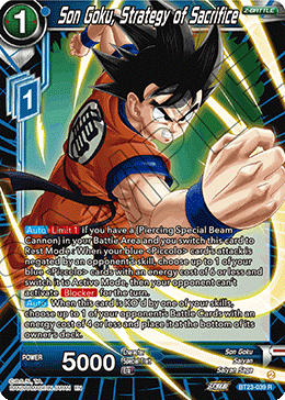 (039) Son Goku, Strategy of Sacrifice - Perfect Combination - Super Retro