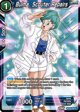 (054) Bulma, Scouter Repairs - Perfect Combination - Super Retro