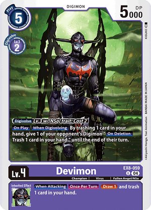 (059) Devimon - EX8 - Super Retro
