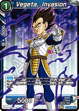 (062) Vegeta, Invasion - Perfect Combination - Super Retro