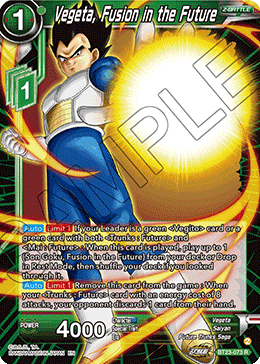 (073) Vegeta, Fusion in the Future - Perfect Combination - Super Retro