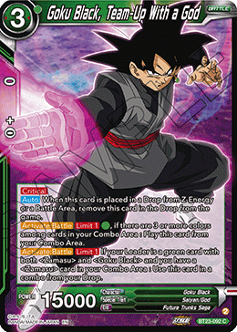 (092) Goku Black, Team - Up With a God - Perfect Combination - Super Retro