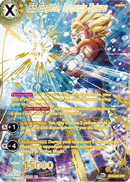 (095) SS Gogeta, Dynamic Unison - Rise of the Unison Warrior - Super Retro