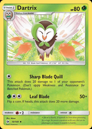 (10/149) Dartrix - Sun & Moon - Super Retro