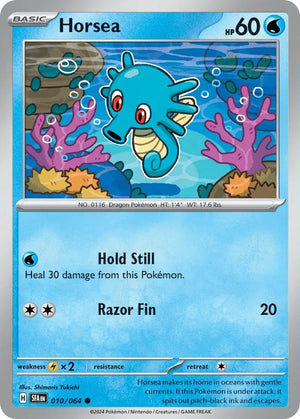 (10/64) Horsea - Shrouded Fable - Super Retro
