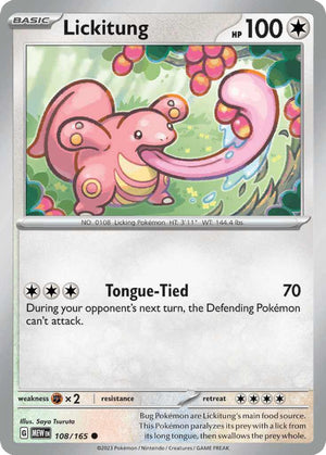 (108/165) Lickitung - SV 151 - Super Retro