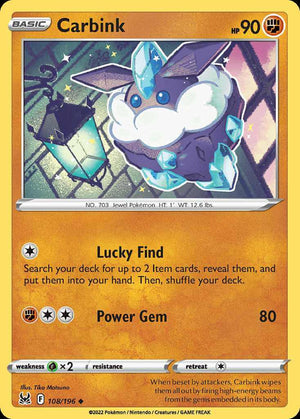 (108/196) Carbink - Lost Origin - Super Retro