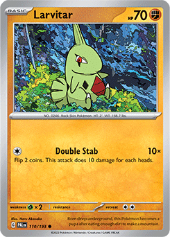 (110/193) Larvitar - Paldea Evolved - Super Retro