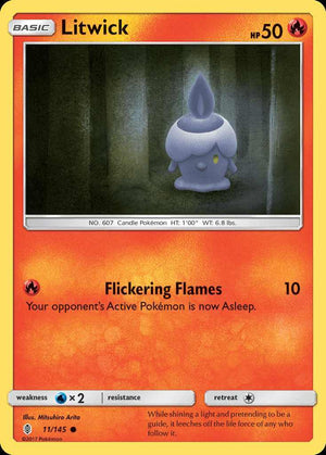 (11/145) Litwick - Guardians Rising - Super Retro