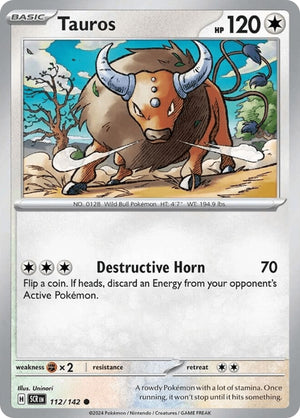 (112/142) Tauros - Stellar Crown - Super Retro