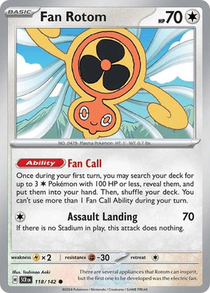 (118/142) Fan Rotom - Stellar Crown - Super Retro
