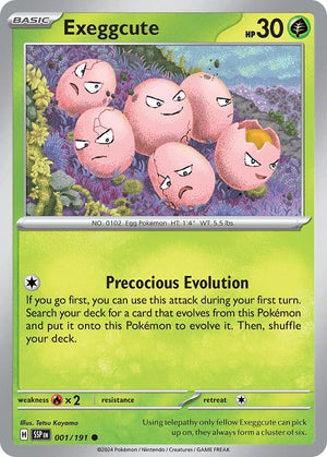 (1/191) Exeggcute - Surging Sparks - Super Retro
