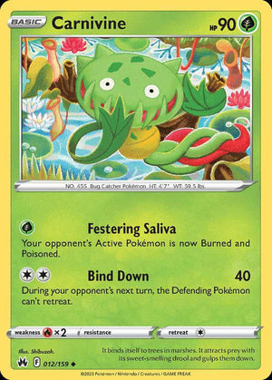 (12/159) Carnivine - Crown Zenith - Super Retro