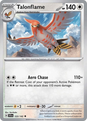 (123/142) Talonflame - Stellar Crown - Super Retro
