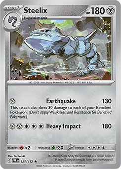 (125/182) Steelix - Paradox Rift - Super Retro