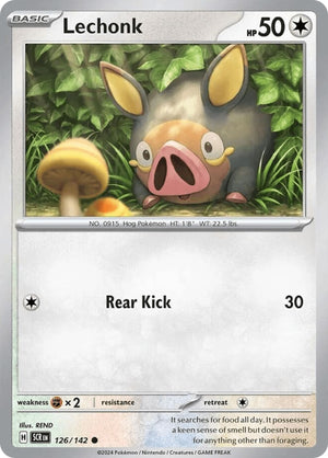 (126/142) Lechonk - Stellar Crown - Super Retro