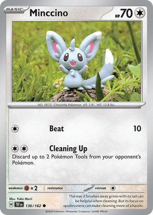 (136/162) Minccino - Temporal Forces - Super Retro