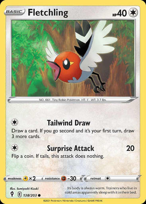 (138/203) Fletchling - Evolving Skies - Super Retro