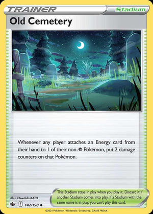 (147/198) Old Cemetery - Chilling Reign - Super Retro