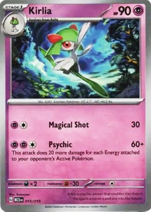 (15/15) Kirlia - McDonald's 2023 - Super Retro