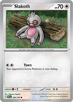 (160/193) Slakoth - Paldea Evolved - Super Retro
