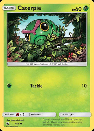 (1/68) Caterpie - Hidden Fates - Super Retro