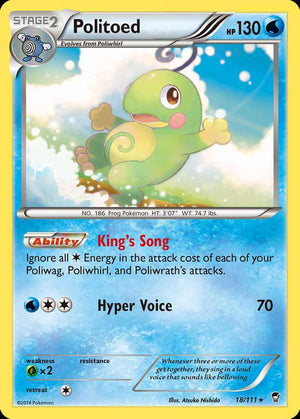 (18/111) Politoed - Furious Fists - Super Retro