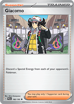 (182/193) Giacomo - Paldea Evolved - Super Retro