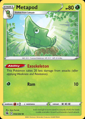 (2/264) Metapod - Fusion Strike - Super Retro