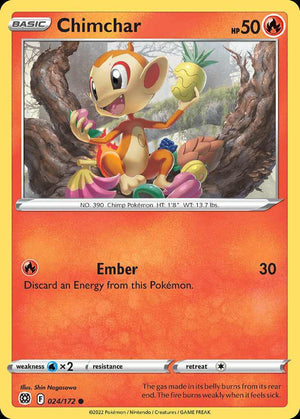 (24/172) Chimchar - Brilliant Stars - Super Retro