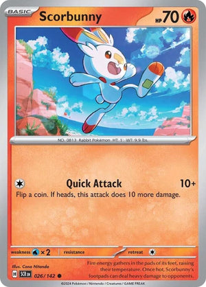 (26/142) Scorbunny - Stellar Crown - Super Retro